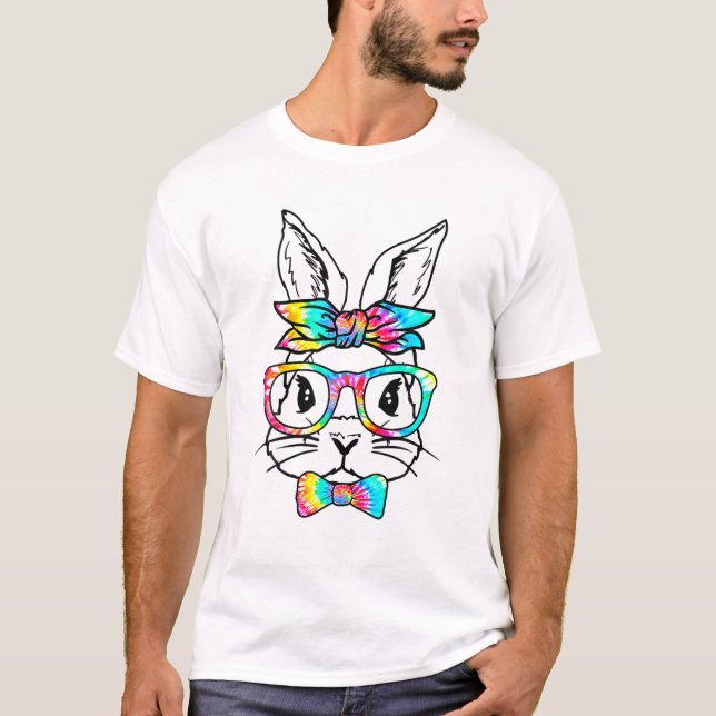 Camiseta Cunco lindo Cara Leopardo Impresión Glasses EASTER (Anverso)