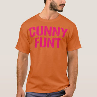 Camiseta Cunny Funt Offensivo Humor Adulto Vintage Rosa Pro