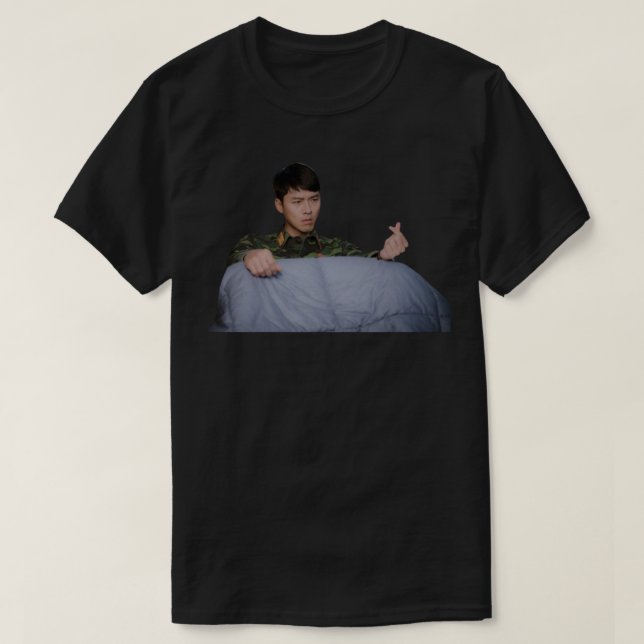 Camiseta &Cuota;Caída de aterrizaje en tu y coto; kdrama, H (Diseño del anverso)