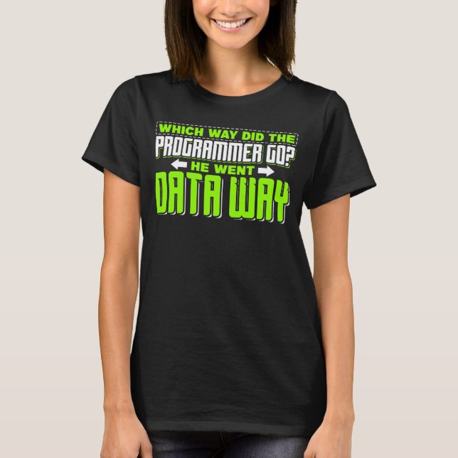 Camiseta Cuota de programador de software Pun (Anverso)