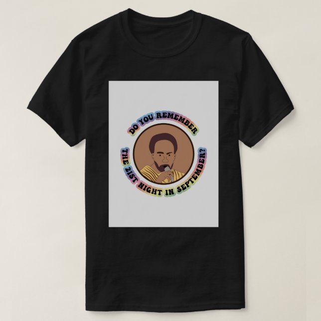 Camiseta &Cuota;¿Recuerdas y acuerdas; Fuego de viento de l (Diseño del anverso)