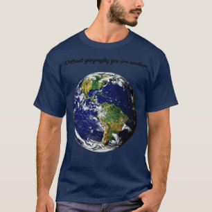 Camiseta Cuota terrestre de geografía