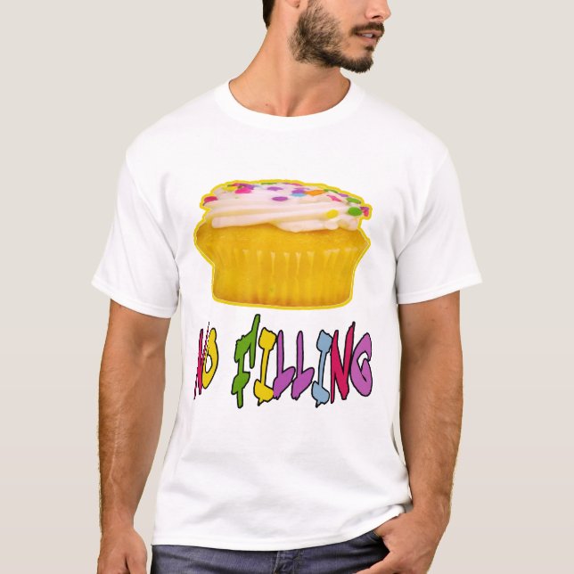 CAMISETA CUP CAKE NO FILLING (Anverso)