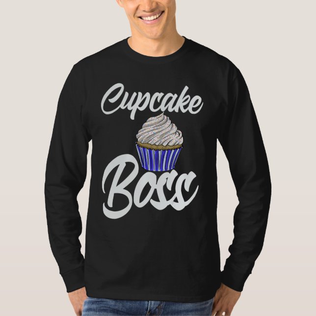 Camiseta Cup Cakes Boss  Women Baking Muffins Love 1 (Anverso)