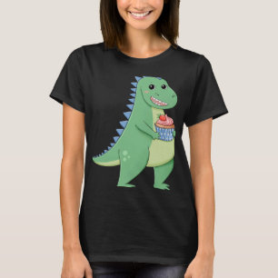 Camiseta Cupakes T-Rex Dinosaur Baker Pastry Chef Dino Love