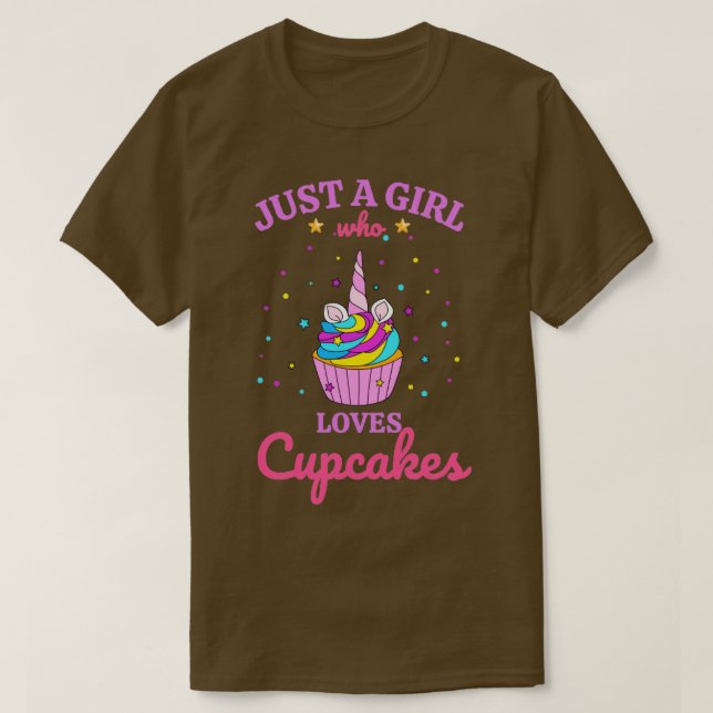 Camiseta Cupakes Unicorn (Diseño del anverso)