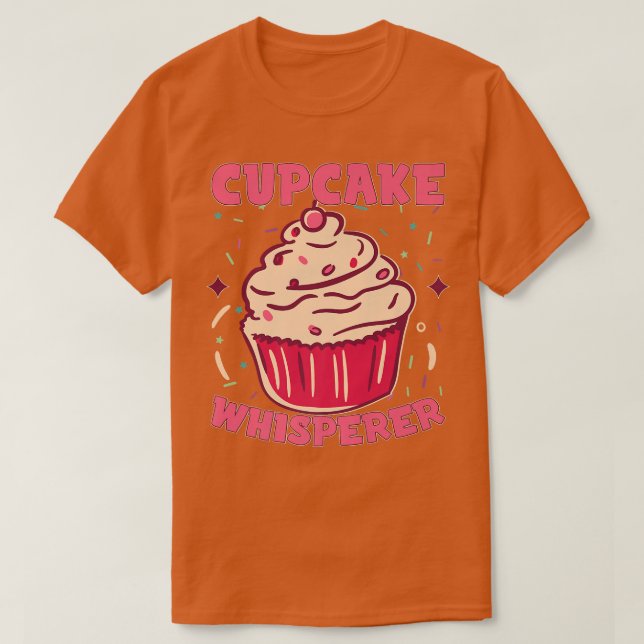 Camiseta Cupakes Whisperer Baking Baker Cupcake Maker Butt (Diseño del anverso)