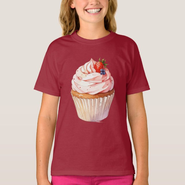 Camiseta Cupcake  (Anverso)