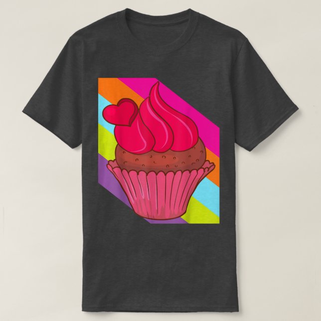 Camiseta Cupcake Bake Bakery Baker Cake Food Delicious Swee (Diseño del anverso)