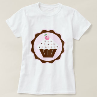 CAMISETA CUPCAKE BROWN & PINK