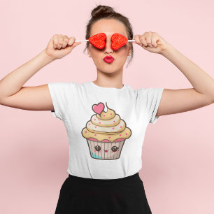 Camiseta Cupcake kawaii