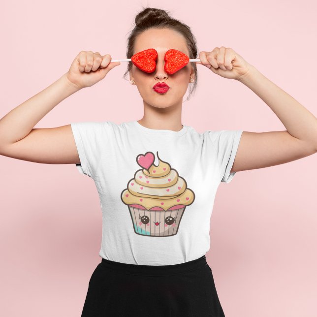 Camiseta Cupcake kawaii (Subido por el creador)