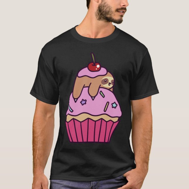 Camiseta Cupcake Sloth (Anverso)