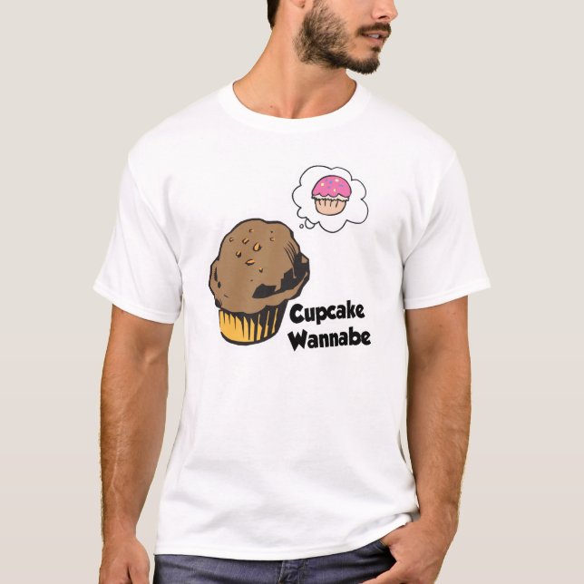 Camiseta Cupcake Wannabe Muffin (Anverso)