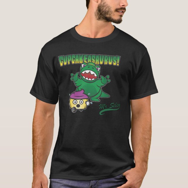Camiseta ¡Cupcakeasaurus! (Anverso)