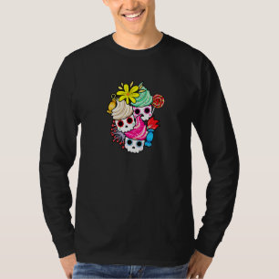 Camiseta Cupcakes Cupcakes De Cráneo De Azúcar Cinco De May