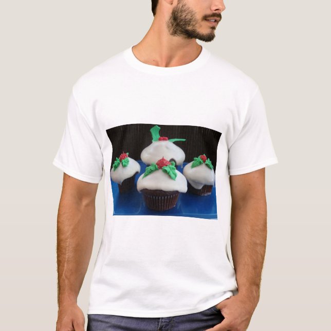 Camiseta Cupcakes de Navidad (Anverso)