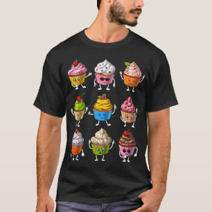Camiseta Cupcakes Graciosos