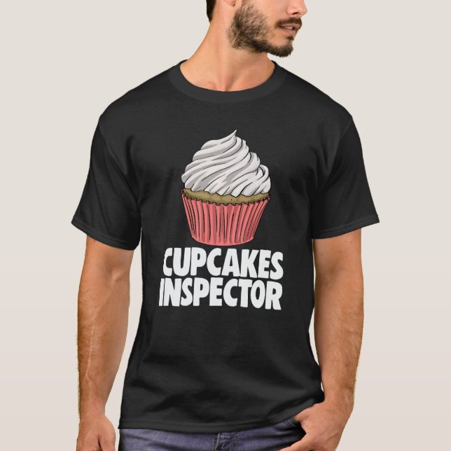 Camiseta Cupcakes Inspector  Women Baking Muffins Love (Anverso)