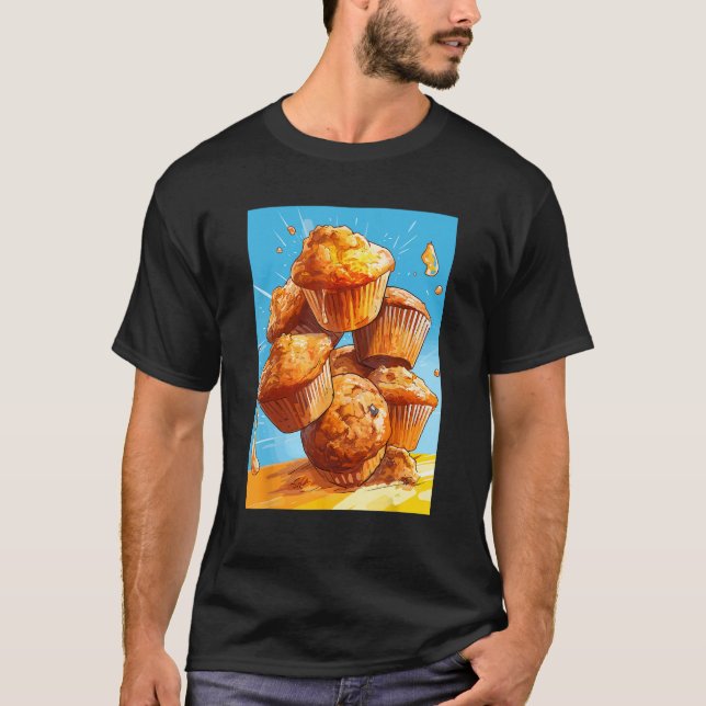 Camiseta Cupcakes Muffins Baking Bakeware Bakers Cake Sweet (Anverso)