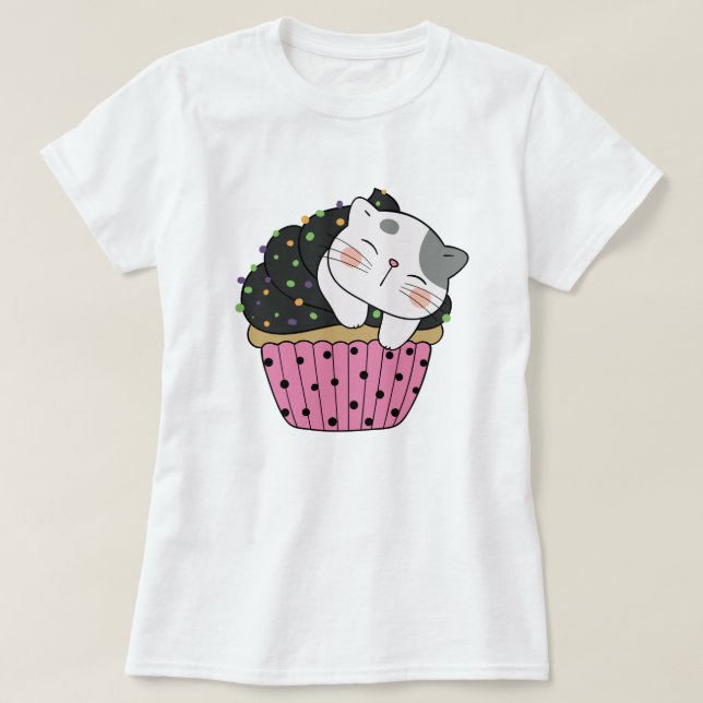 Camiseta Cupcat (Diseño del anverso)