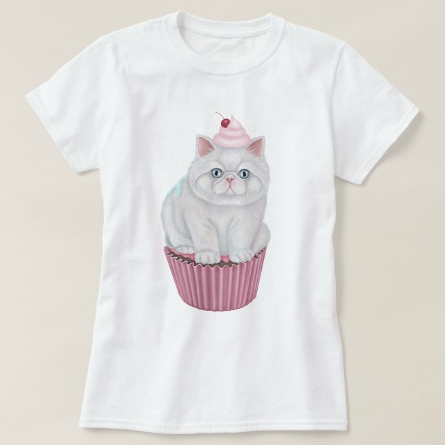 Camiseta Cupcat (Diseño del anverso)