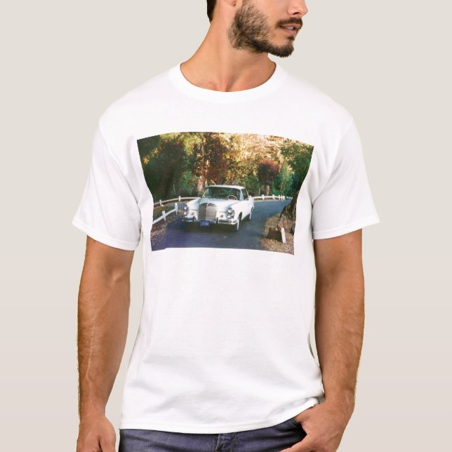 Camiseta Cupé 1965 de Mercedes-Benz 220SEb (Anverso)
