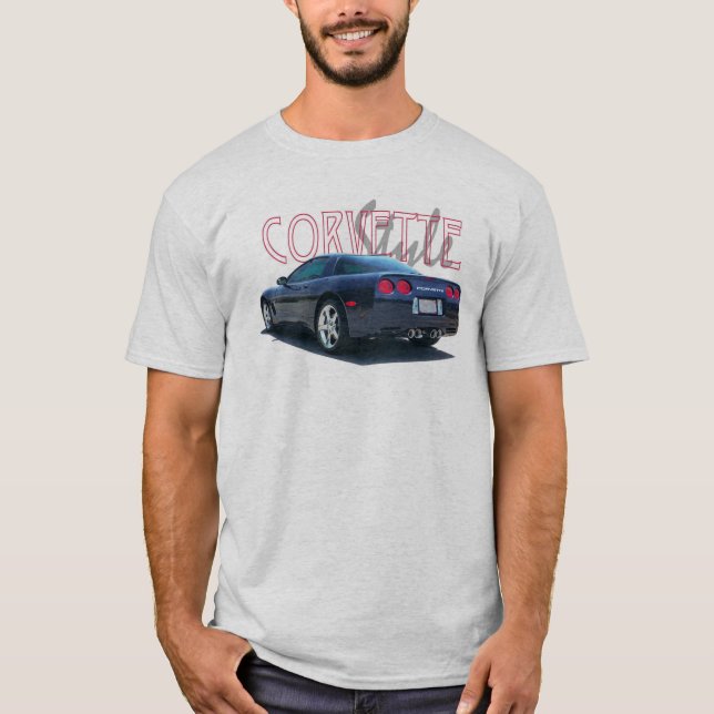 Camiseta Cupé 2001 de Chevrolet Corvette (Anverso)