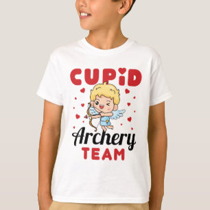 Camiseta Cupid Archery Team Cute El día de San Valentín
