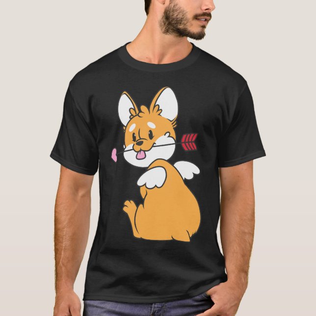 Camiseta Cupid Corgi (Anverso)