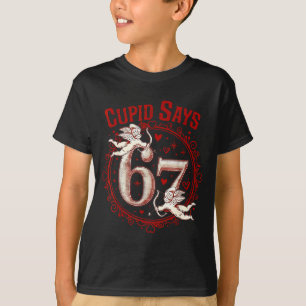 Camiseta Cupid Dice 67 Divertido 6 7 Seis Siete Meme jerga