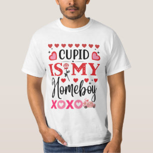 Camiseta Cupid Es Mi Hogar Romántico Trendy Colorous