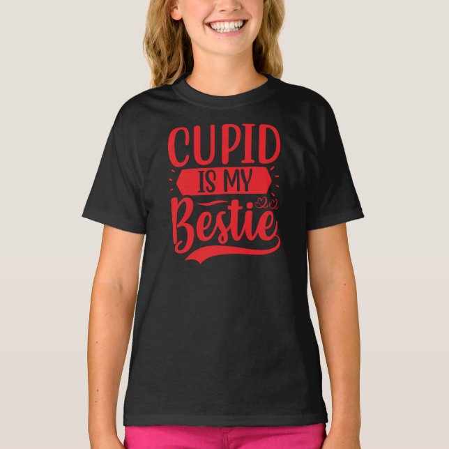 Camiseta Cupid es My Bestie (Anverso)