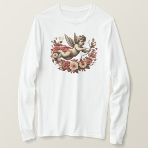Camiseta Cupido clásico/vintage el día de San Valentín