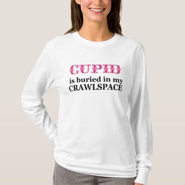 Camiseta Cupido En Mi Espacio De Rastreo (Anverso)
