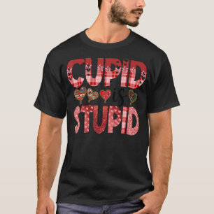 Camiseta Cupido es estúpido disfraz anti Día de San Valentí