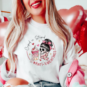 Camiseta Cupido es estúpido, San Valentín