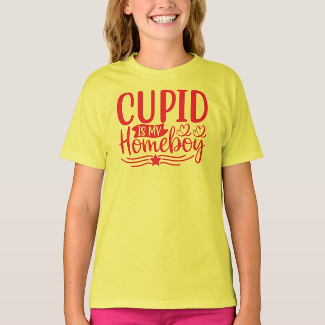 Camiseta Cupido es mi hogar (Anverso)