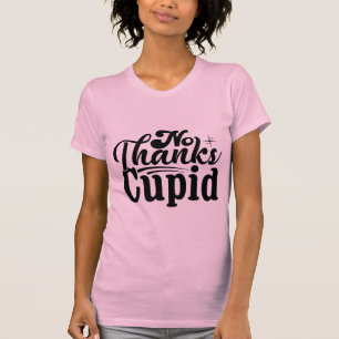 Camiseta Cúpido No Gracias Divertido Anti-San Valentín Sarc