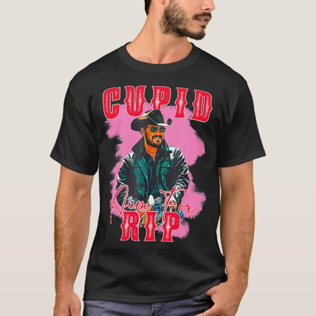 Camiseta Cupido Objetivo De Rip Valentine Western Cowboy Lo (Anverso)