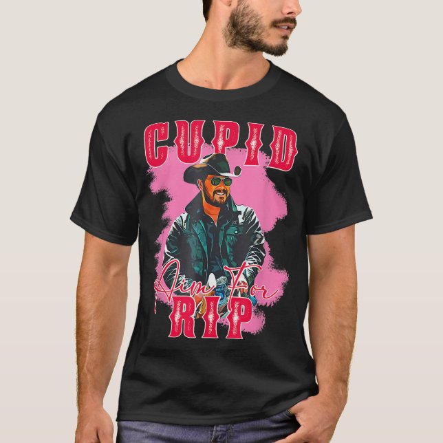 Camiseta Cupido Objetivo De Rip Valentine Western Cowboy Lo (Anverso)