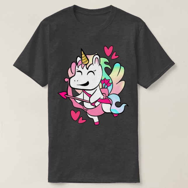 Camiseta Cupido unicornio de Unicorn (Diseño del anverso)