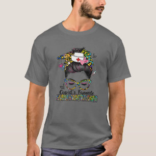 Camiseta Cupid's Favorite Nurse Practitioner Messy Bun Vale