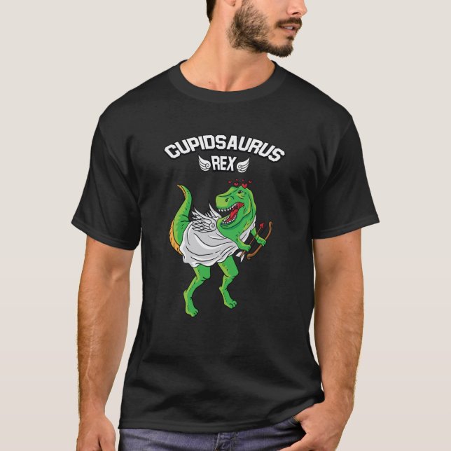 Camiseta Cupidsaurus Rex Dinosaur Rex Dino Love Valentines (Anverso)