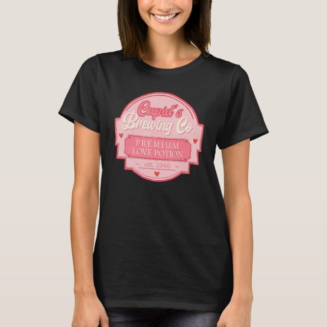 Camiseta Cupidu2019s Brewing Company  Valentineu2019s Day F (Anverso)