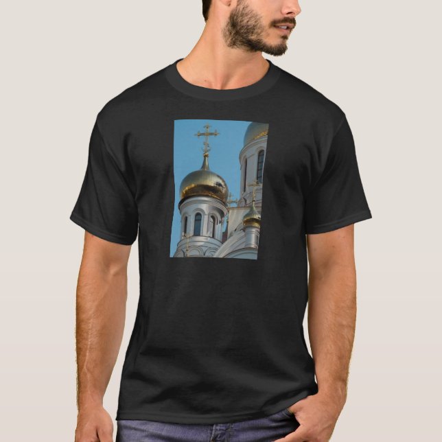 Camiseta Cupola de la iglesia ortodoxa rusa (Anverso)