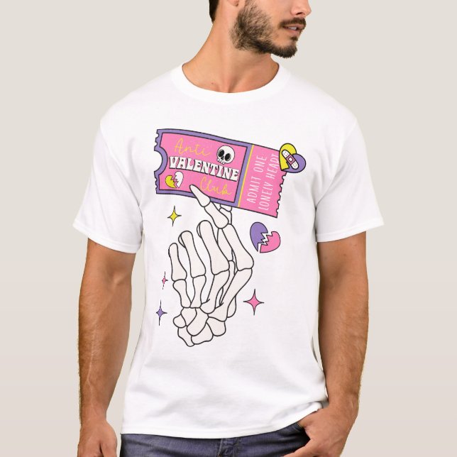 Camiseta Cupón Anti Valentine Club (Anverso)