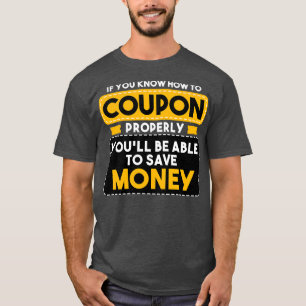 Camiseta Cuponando Si Sabes Cupones Adecuadamente