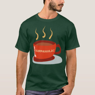 Camiseta Cuppaholic for cuppa tea lovers