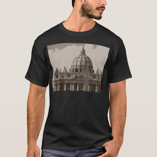 Camiseta Cúpula de la Basílica de San Pedro en Roma (Anverso)